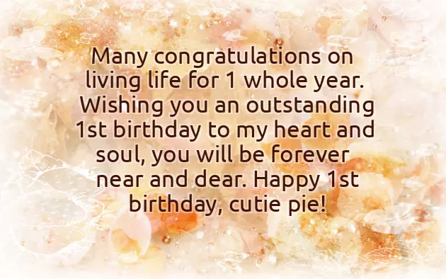 Birthday Wishes For One Year Son Birthday Wishes For One Year Son