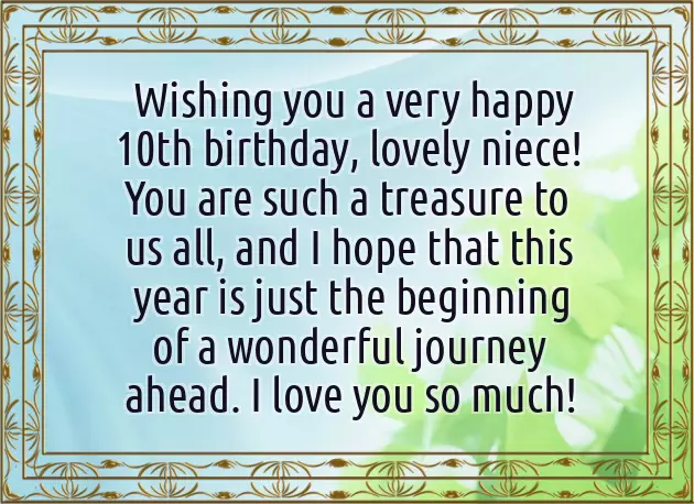 Birthday Wishes For A Special Niece