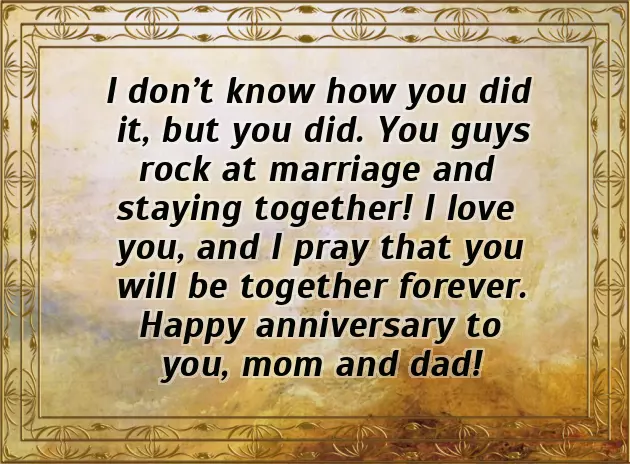 Happy Marriage Anniversary Mom Dad