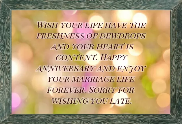 Wish You Happy Married Life Wishes