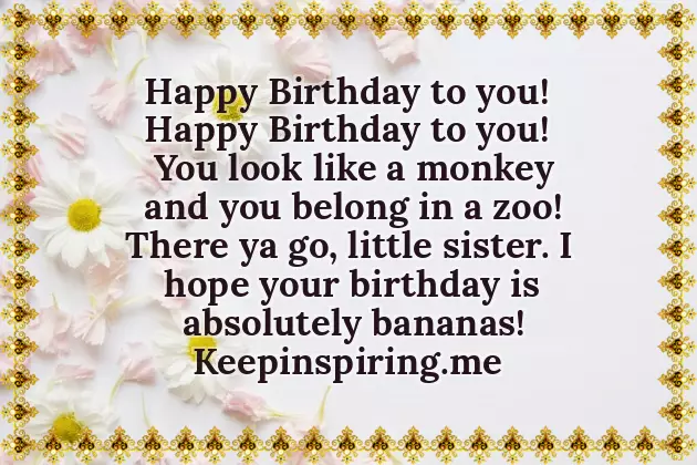 Nice Words For Sister Birthday