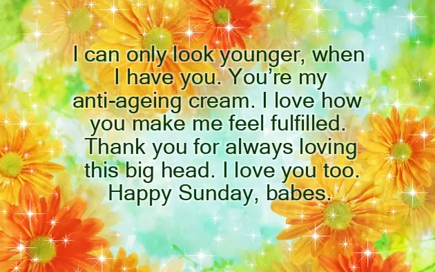 Good Morning Sunday Love Message