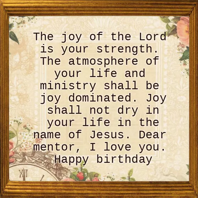 Birthday Wishes To A Pastor