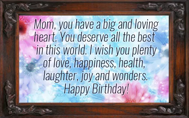 Birthday Wishes For My Mom Quotes