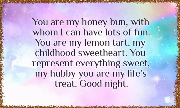 Good Night Wishes To My Husband