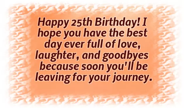 25Th Birthday Wishes For Wife