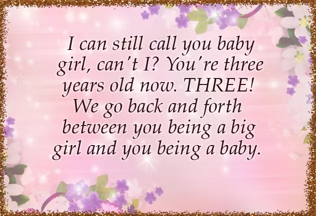 Happy Birthday 3 Years Girl Happy Birthday 3 Years Girl