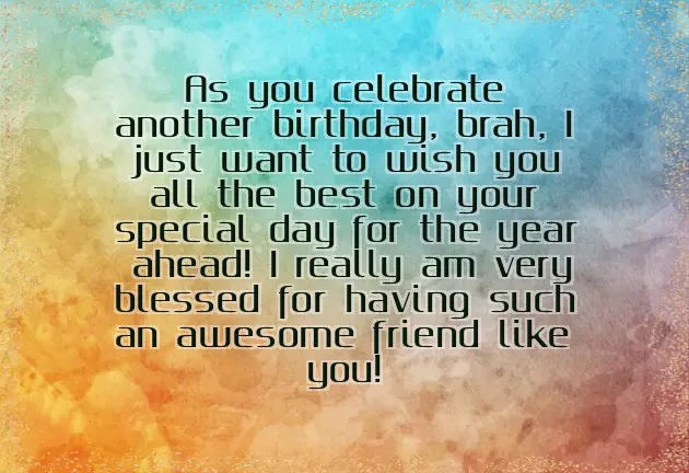 Happy Birthday Quotes For Brother From Another Mother