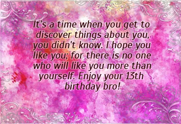 Teenager 13Th Birthday Wishes Teenager 13Th Birthday Wishes