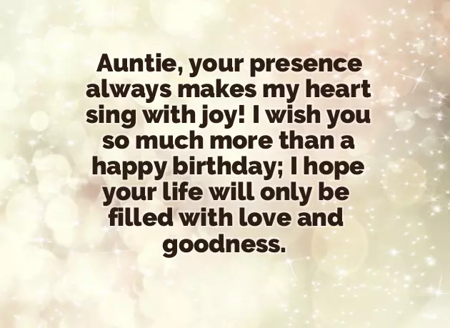 Birthday Quotes For Aunt From Nephew