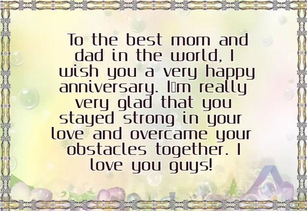 Happy 25Th Anniversary To My Parents