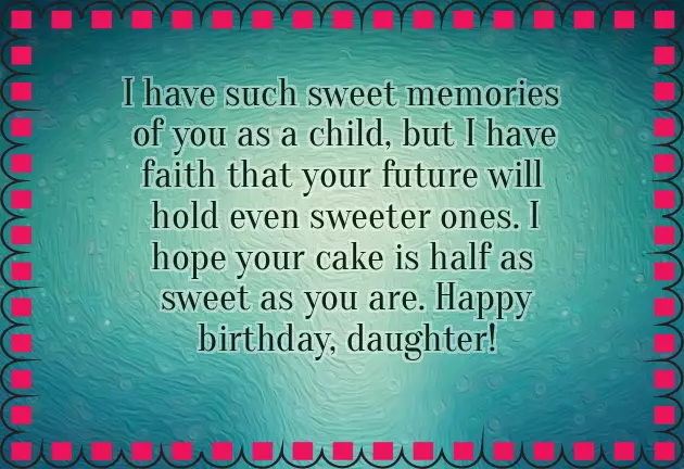 Wish My Daughter Birthday