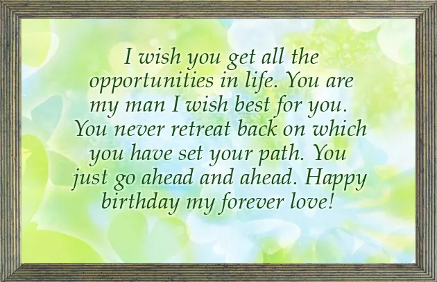 Birthday Wishes To My Lover Boy