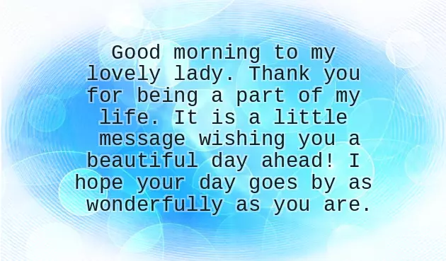 Good Morning Msg For Love