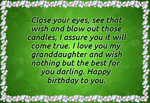 Birthday Wish For Granddaughter Messages Birthday Wish For Granddaughter Messages