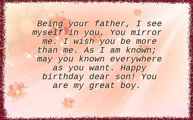 Birthday Wishes To Loving Son