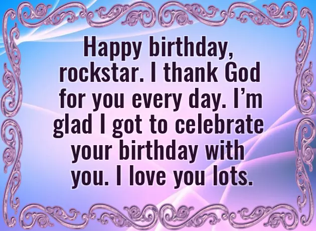 Cute Short Bday Message Cute Short Bday Message