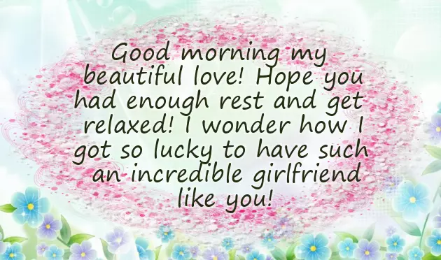 Romantic Love Morning Message