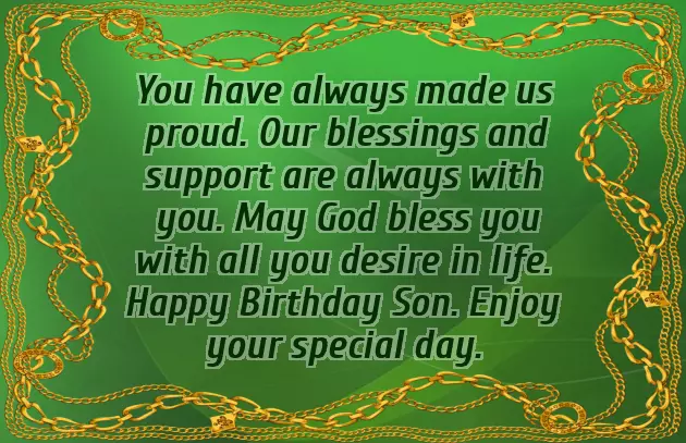 Special Birthday Wishes For Son Special Birthday Wishes For Son