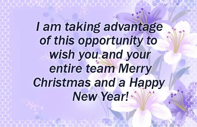 Formal Happy New Year Email