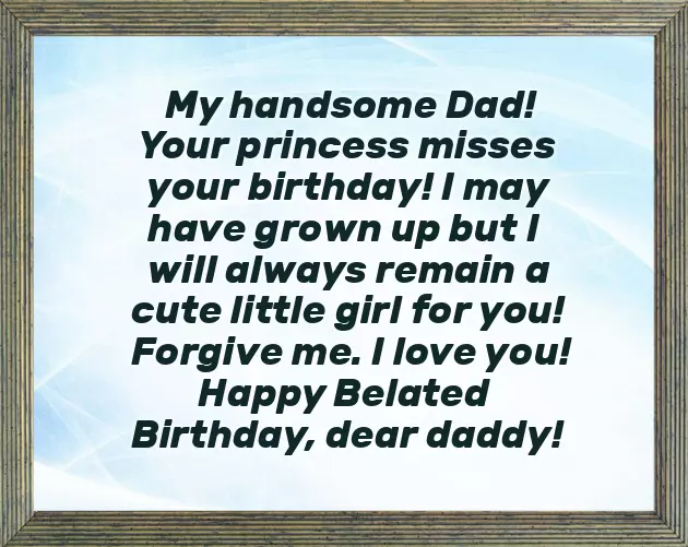Birthday Wishes For My Daddy
