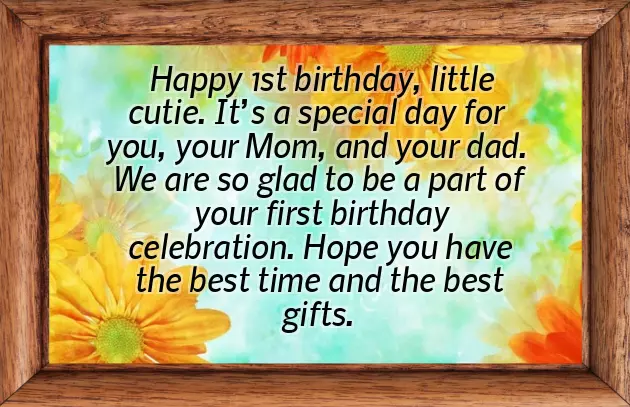 Birthday Wishes 1St Birthday Baby Girl Birthday Wishes 1St Birthday Baby Girl