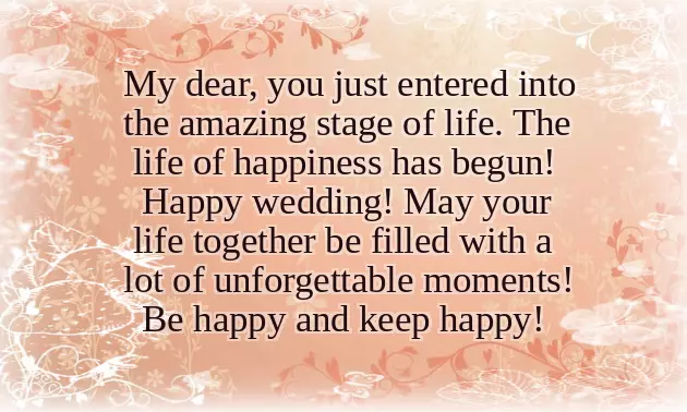 Congratulations Wishes On Wedding