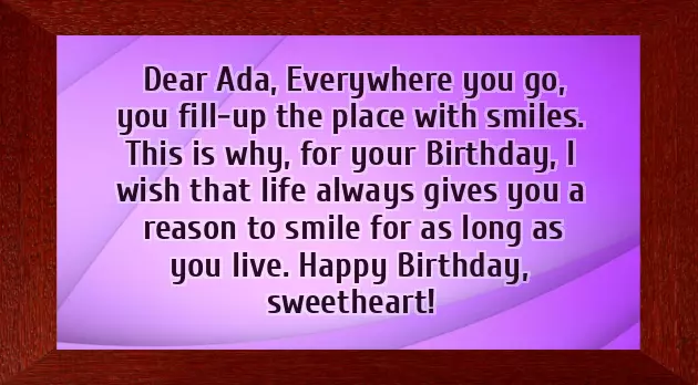 Happy Birthday Ada