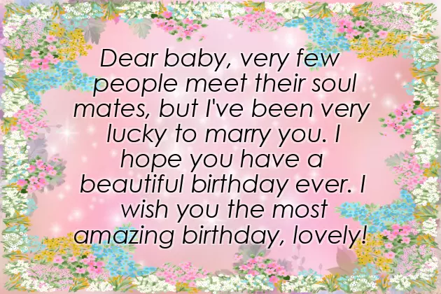 Happy Birthday Message To My Wife