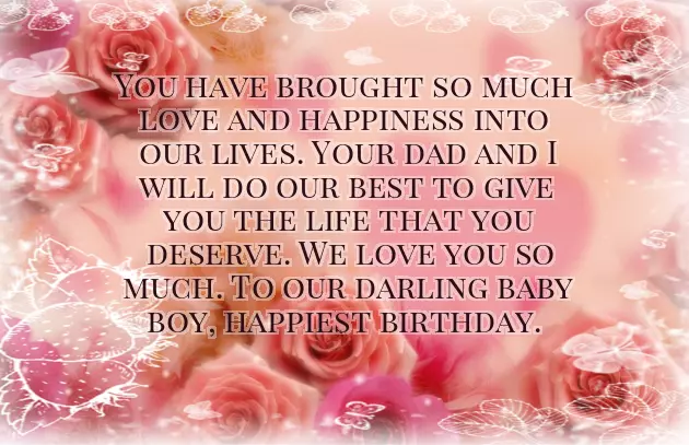 Best Birthday Wishes For Cute Baby Boy