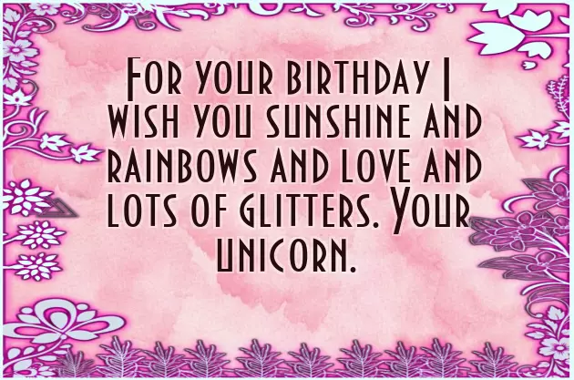 Unicorn Birthday Wishes For Girl Unicorn Birthday Wishes For Girl