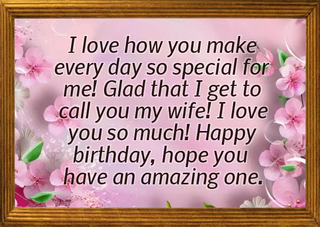 Happy Birthday My Life My Wife