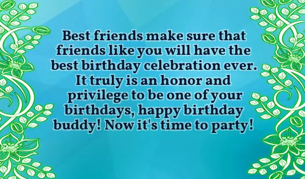 Happy Birthday To Best Friend Male