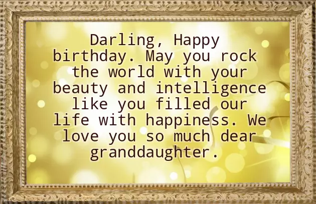 Happy Birthday To Granddaughter Wishes Happy Birthday To Granddaughter Wishes