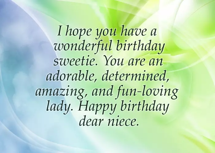 Happy Birthday Wishes For Niece Girl