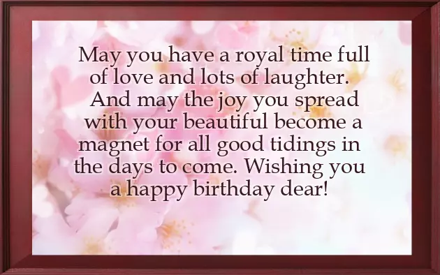Birthday Wishes For Daughter In English