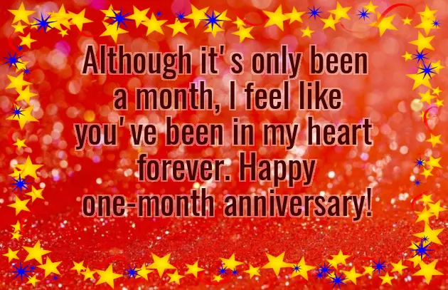 Happy 1St Month Anniversary Happy 1St Month Anniversary