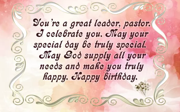 Happy Birthday To My Pastor Happy Birthday To My Pastor
