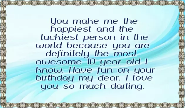 Birthday Wishes For Nephew 10 Years Old