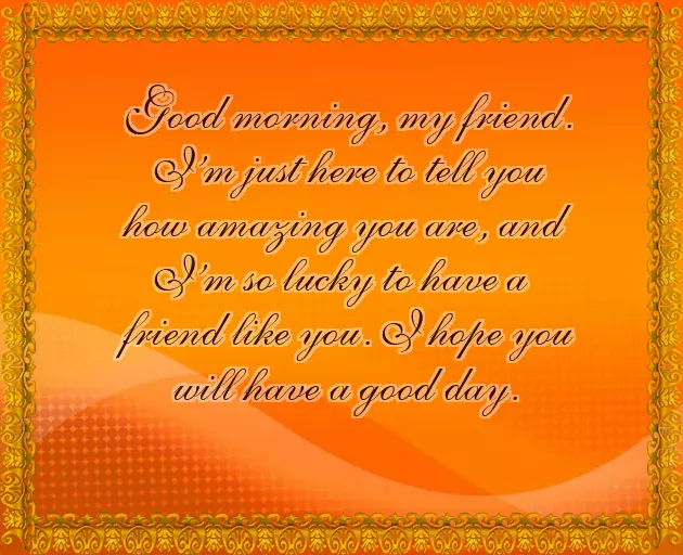 Wish You A Very Good Morning