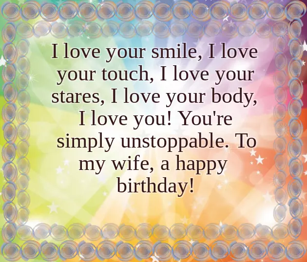 Birthday Greeting To Your Wife Birthday Greeting To Your Wife