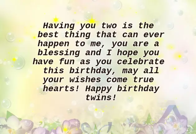 Happy Birthday Wishes To Twins Boy And Girl Happy Birthday Wishes To Twins Boy And Girl