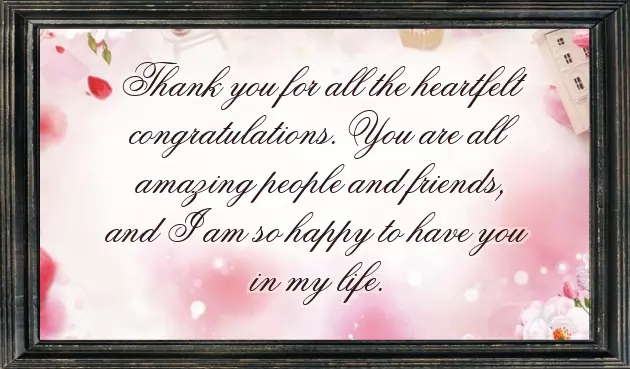 Thank You For Your Well Wishes