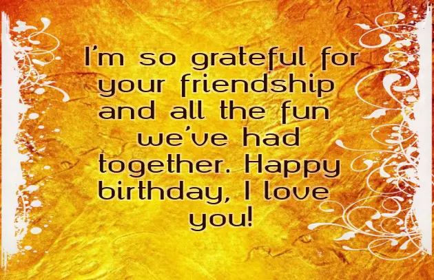 Happy Birthday To Your Best Friend