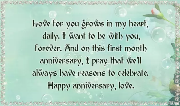1St Month Anniversary Quotes 1St Month Anniversary Quotes
