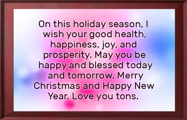 Short Christmas Message For Friends