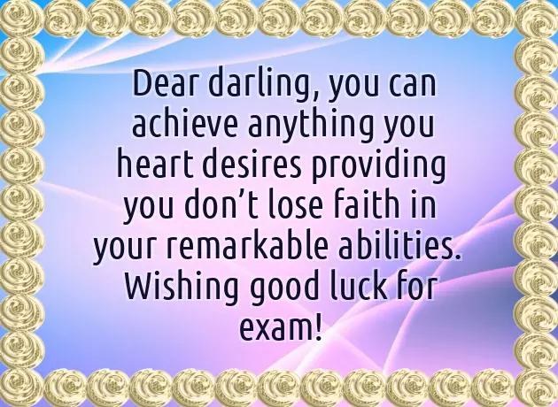 Exam Wishes To Students