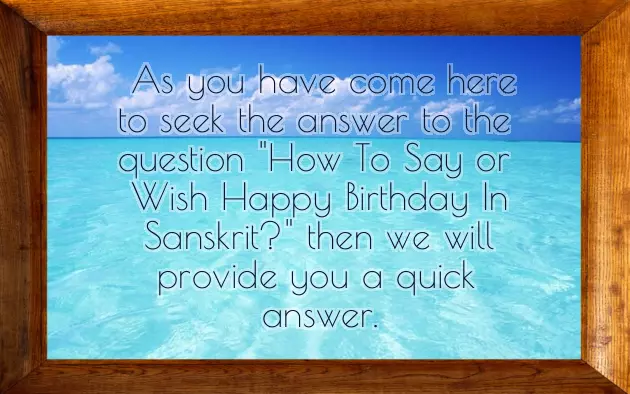Best Wishes In Sanskrit Best Wishes In Sanskrit