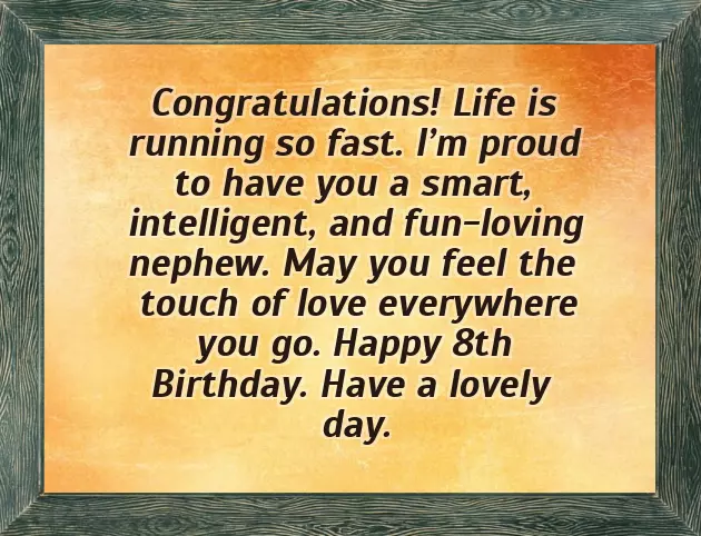 Birthday Wishes For 8 Year Old Boy