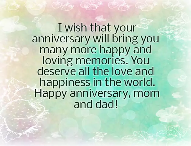 Wishes For Mom And Dad